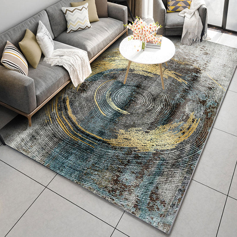 Scandinavian Decoration Rug Multi Color Geometric Print Area Carpet Synthetics Non-Slip Pet Friendly Indoor Rug Dark Gray Clearhalo 'Area Rug' 'Modern' 'Rugs' Rug' 2362618