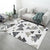 Scandinavian Living Room Rug Multi Color Geometric Print Indoor Rug Polyster Non-Slip Backing Pet Friendly Area Carpet Grey Clearhalo 'Area Rug' 'Modern' 'Rugs' Rug' 2362652