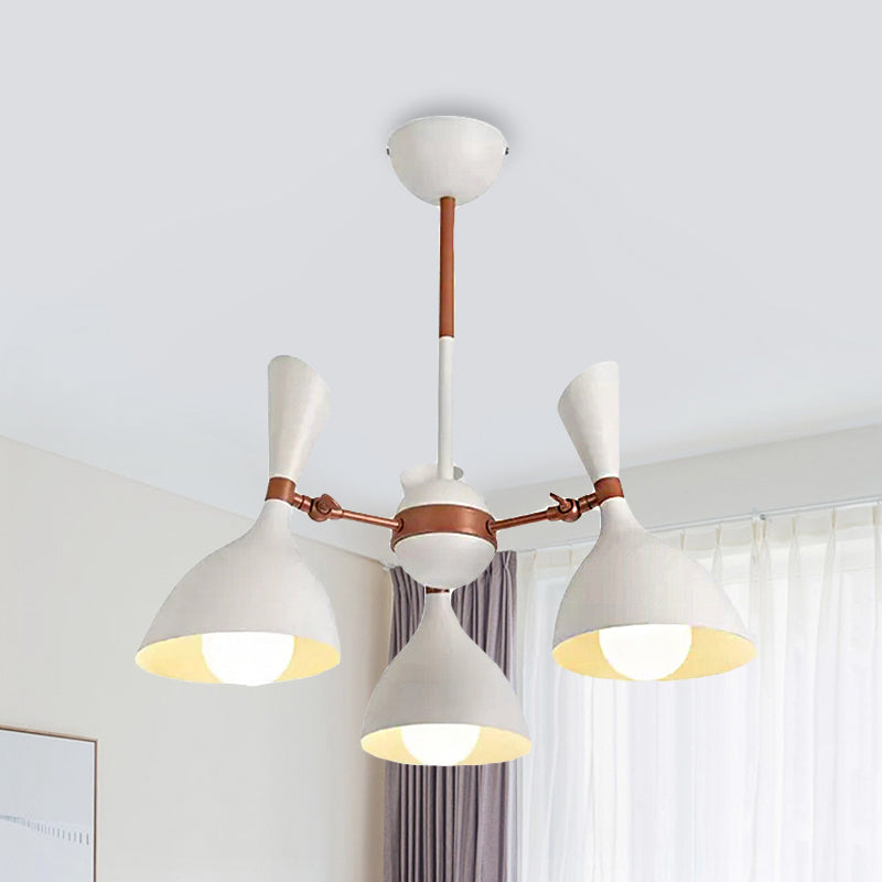 Living Room Kindergarten Pendant Light Metal Contemporary Monochrome Chandelier Clearhalo 'Ceiling Lights' 'Chandeliers' Lighting' options 236906