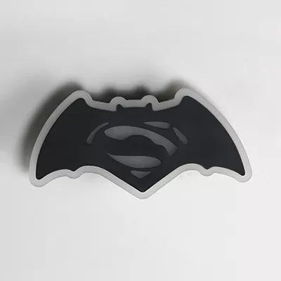 Slim Panel Wall Light Cartoon Acrylic Sconce Light with Cute Pattern for Kid Bedroom Black Bat Clearhalo 'Wall Lamps & Sconces' 'Wall Lights' Lighting' 23724