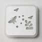Slim Panel Wall Light Cartoon Acrylic Sconce Light with Cute Pattern for Kid Bedroom White Butterfly Clearhalo 'Wall Lamps & Sconces' 'Wall Lights' Lighting' 23730