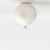 Balloon Semi Mount Lighting Childrens Plastic 1-Light Bedroom Ceiling Light Fixture White Clearhalo 'Ceiling Lights' 'Close To Ceiling Lights' 'Close to ceiling' 'Semi-flushmount' Lighting' 2373262