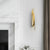 Art Deco Quad Shaped Sconce Light Metallic Bedroom LED Wall Lamp Fixture in Gold Gold Clearhalo 'Cast Iron' 'Glass' 'Industrial' 'Modern wall lights' 'Modern' 'Tiffany' 'Traditional wall lights' 'Wall Lamps & Sconces' 'Wall Lights' Lighting' 2373451