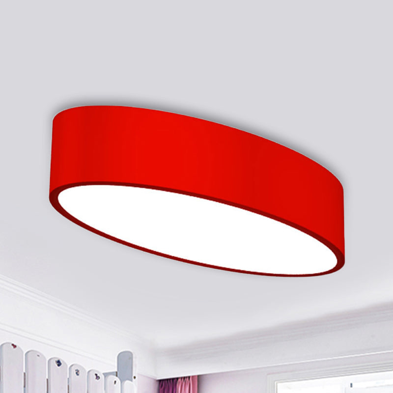 Acrylic Oval LED Flush Mount Light Modern Simple Style Ceiling Lamp for Kid Bedroom Clearhalo 'Ceiling Lights' 'Close To Ceiling Lights' 'Close to ceiling' 'Flush mount' Lighting' 237378