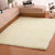 Formal Solidcolored Rug Multi-Color Fluffy Indoor Rug Anti-Slip Backing Stain-Resistant Easy Care Area Carpet for Living Room Cream Clearhalo 'Area Rug' 'Casual' 'Rugs' Rug' 2374292