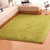 Formal Solidcolored Rug Multi-Color Fluffy Indoor Rug Anti-Slip Backing Stain-Resistant Easy Care Area Carpet for Living Room Green Clearhalo 'Area Rug' 'Casual' 'Rugs' Rug' 2374300