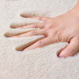 Relaxing Solid-Color Rug Multi Color Artificial Fur Area Carpet Non-Slip Backing Pet Friendly Area Rug for Bedroom Clearhalo 'Area Rug' 'Casual' 'Rugs' Rug' 2374306