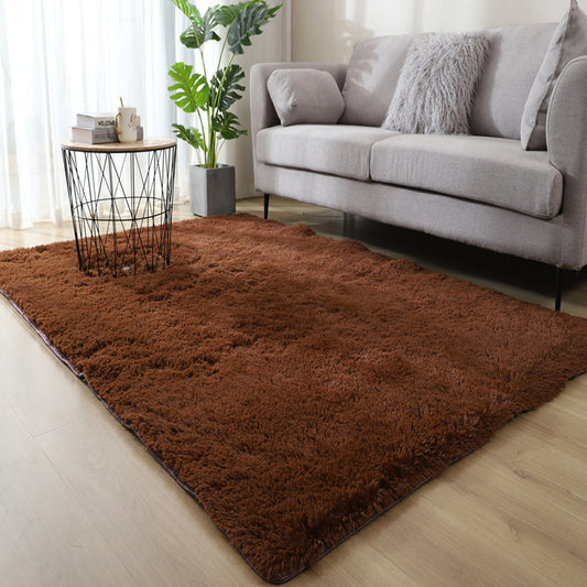 Multi Colored Solid Color Rug Polyster Casual Indoor Rug Stain-Resistant Pet Friendly Easy Care Area Carpet for Living Room Coffee Clearhalo 'Area Rug' 'Casual' 'Rugs' Rug' 2374317