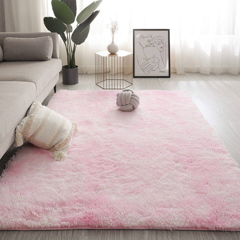 Relaxing Living Room Rug Multicolored Solid Color Indoor Rug Synthetics ...