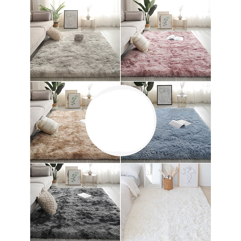 Relaxing Living Room Rug Multicolored Solid Color Indoor Rug Synthetics Anti-Slip Backing Stain-Resistant Area Carpet Clearhalo 'Area Rug' 'Casual' 'Rugs' Rug' 2374323