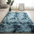 Relaxing Living Room Rug Multicolored Solid Color Indoor Rug Synthetics Anti-Slip Backing Stain-Resistant Area Carpet Blue Clearhalo 'Area Rug' 'Casual' 'Rugs' Rug' 2374324