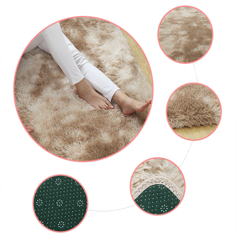 Simple Solid Color Rug Multi Colored Polyster Area Carpet Anti-Slip Backing Machine Washable Area Rug for Bedroom Clearhalo 'Area Rug' 'Casual' 'Rugs' Rug' 2374335