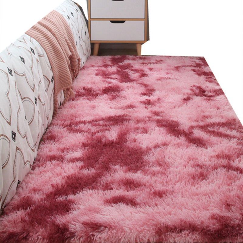 Simple Solid Color Rug Multi Colored Polyster Area Carpet Anti-Slip Backing Machine Washable Area Rug for Bedroom Clearhalo 'Area Rug' 'Casual' 'Rugs' Rug' 2374339