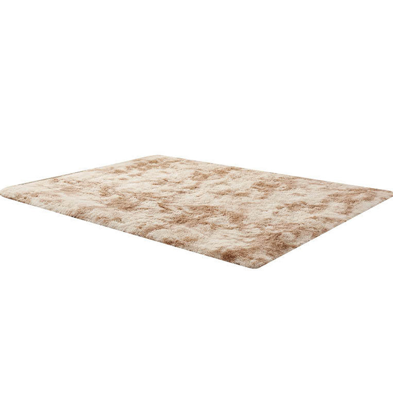 Casual Bedroom Rug Multicolored Solid Color Indoor Rug Synthetics Anti-Slip Backing Stain-Resistant Area Carpet Clearhalo 'Area Rug' 'Casual' 'Rugs' Rug' 2374346