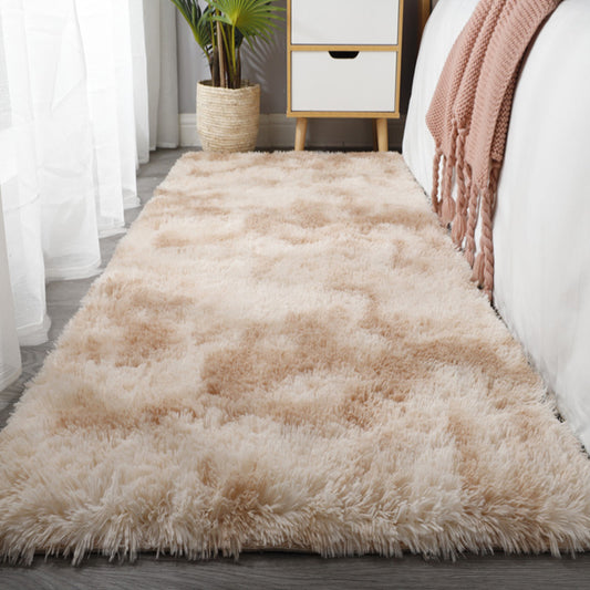 Casual Bedroom Rug Multicolored Solid Color Indoor Rug Synthetics Anti-Slip Backing Stain-Resistant Area Carpet Camel Clearhalo 'Area Rug' 'Casual' 'Rugs' Rug' 2374349