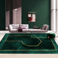Nordic Geometric Print Rug Multi Colored Polypropylene Indoor Rug Anti-Slip Backing Pet Friendly Area Carpet for Decoration Lemon Green Clearhalo 'Area Rug' 'Rug' 2374366