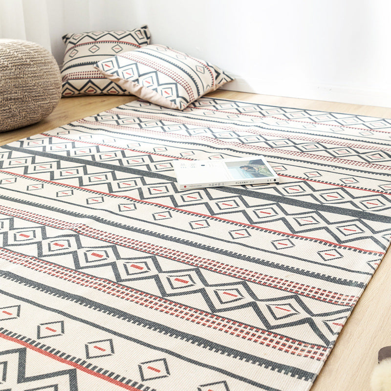 Southwestern Bedroom Rug Multicolored Tribal Printed Area Carpet Jute Pet Friendly Stain-Resistant Indoor Rug Clearhalo 'Area Rug' 'Rugs' 'Southwestern' Rug' 2374392