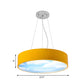 Creative Bright Colored Pendant Light Round Acrylic LED Pendant Lamp with Sky for Kindergarten Clearhalo 'Ceiling Lights' 'Pendant Lights' 'Pendants' Lighting' 237440