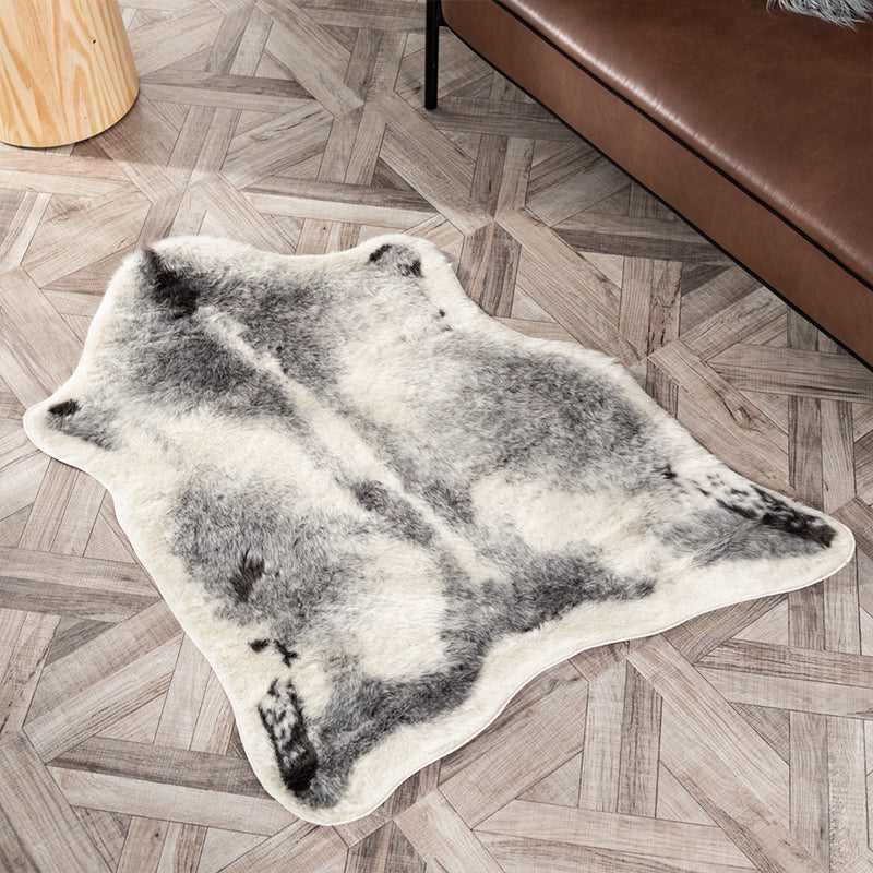 Gray Decoration Rug Unique Animal Skin Indoor Rug Polypropylene Pet Friendly Stain-Resistant Area Carpet Clearhalo 'Area Rug' 'Casual' 'Rugs' Rug' 2374400