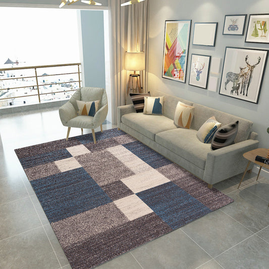 Calming Geometric Print Rug Multi Colored Polyster Area Carpet Non-Slip Backing Pet Friendly Washable Rug for Parlor Brown Clearhalo 'Area Rug' 'Modern' 'Rugs' Rug' 2374620