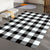 Relaxing Decoration Rug Multi-Color Plaid Printed Indoor Rug Polypropylene Pet Friendly Easy Care Area Carpet Black Gray-White Clearhalo 'Area Rug' 'Modern' 'Rugs' Rug' 2374634