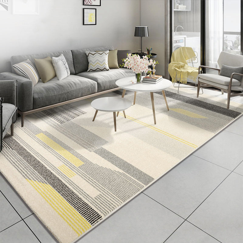 Multi Color Simple Rug Polypropylene Geometric Print Indoor Rug Anti-Slip Backing Pet Friendly Area Carpet for Living Room Clearhalo 'Area Rug' 'Modern' 'Rugs' Rug' 2374644