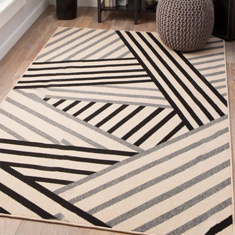 Modern Geometric Print Rug Multi Colored Synthetics Indoor Rug Pet Friendly Stain-Resistant Area Carpet for Bedroom Clearhalo 'Area Rug' 'Modern' 'Rugs' Rug' 2374674