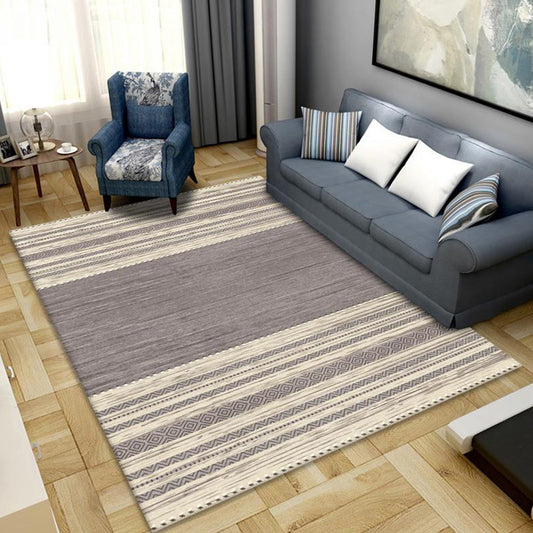 Modern Geometric Print Rug Multi Colored Synthetics Indoor Rug Pet Friendly Stain-Resistant Area Carpet for Bedroom Tan Clearhalo 'Area Rug' 'Modern' 'Rugs' Rug' 2374677