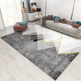 Formal Geometric Print Rug Multi Color Polypropylene Indoor Rug Pet Friendly Machine Washable Carpet for Living Room Grey Clearhalo 'Area Rug' 'Modern' 'Rugs' Rug' 2374697