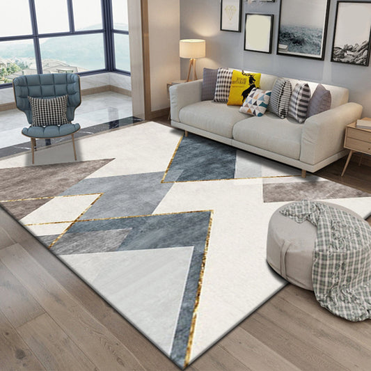 Multi Color Nordic Rug Polypropylene Geo Patterned Area Carpet Pet Friendly Stain-Resistant Indoor Rug for Parlor Clearhalo 'Area Rug' 'Modern' 'Rugs' Rug' 2374718