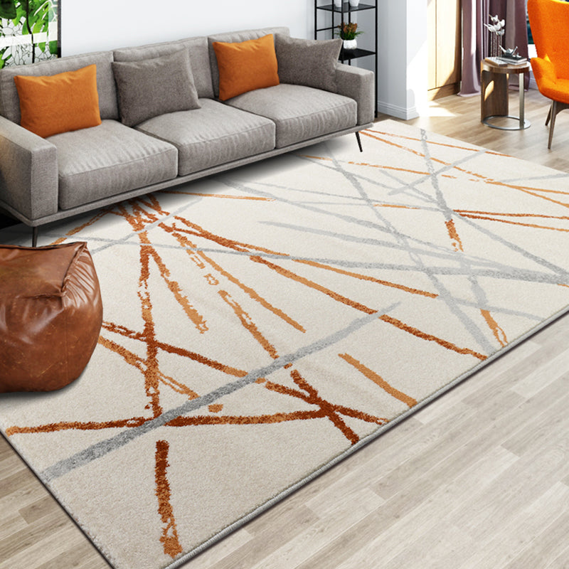 Calming Living Room Rug Multi Colored Geometric Indoor Rug Polypropylene Anti-Slip Easy Care Area Carpet Clearhalo 'Area Rug' 'Modern' 'Rugs' Rug' 2374732