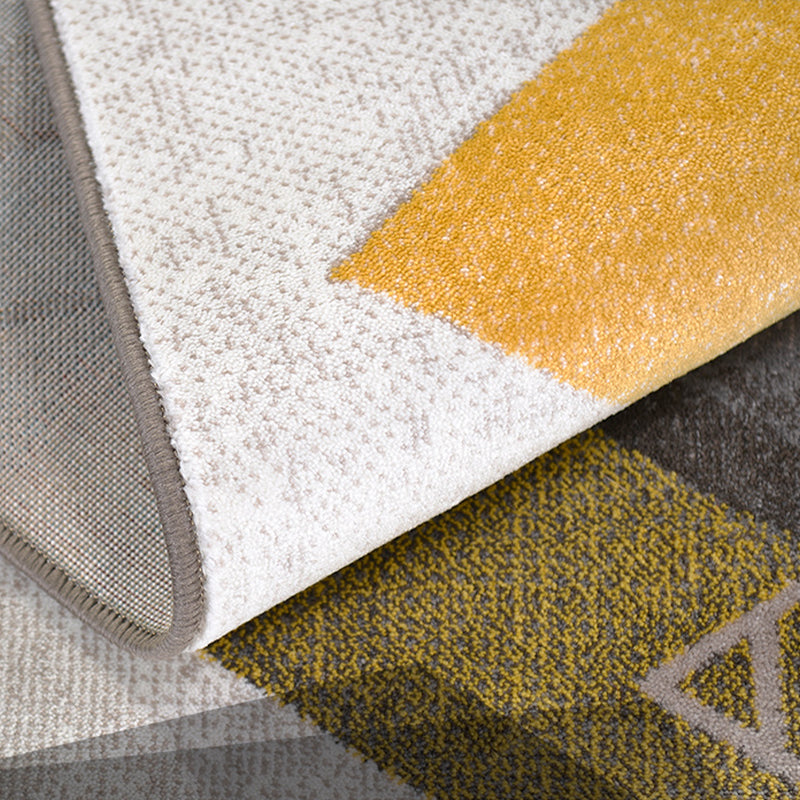 Calming Living Room Rug Multi Colored Geometric Indoor Rug Polypropylene Anti-Slip Easy Care Area Carpet Clearhalo 'Area Rug' 'Modern' 'Rugs' Rug' 2374735