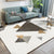 Calming Living Room Rug Multi Colored Geometric Indoor Rug Polypropylene Anti-Slip Easy Care Area Carpet Coffee 6'7" x 9'6" Clearhalo 'Area Rug' 'Modern' 'Rugs' Rug' 2374737