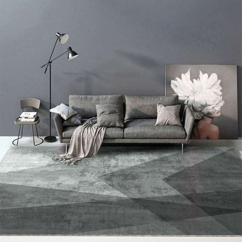 Nordic Decoration Rug Multi Color Geometric Print Indoor Rug Polyster Anti-Slip Backing Stain-Resistant Area Carpet Clearhalo 'Area Rug' 'Modern' 'Rugs' Rug' 2374766