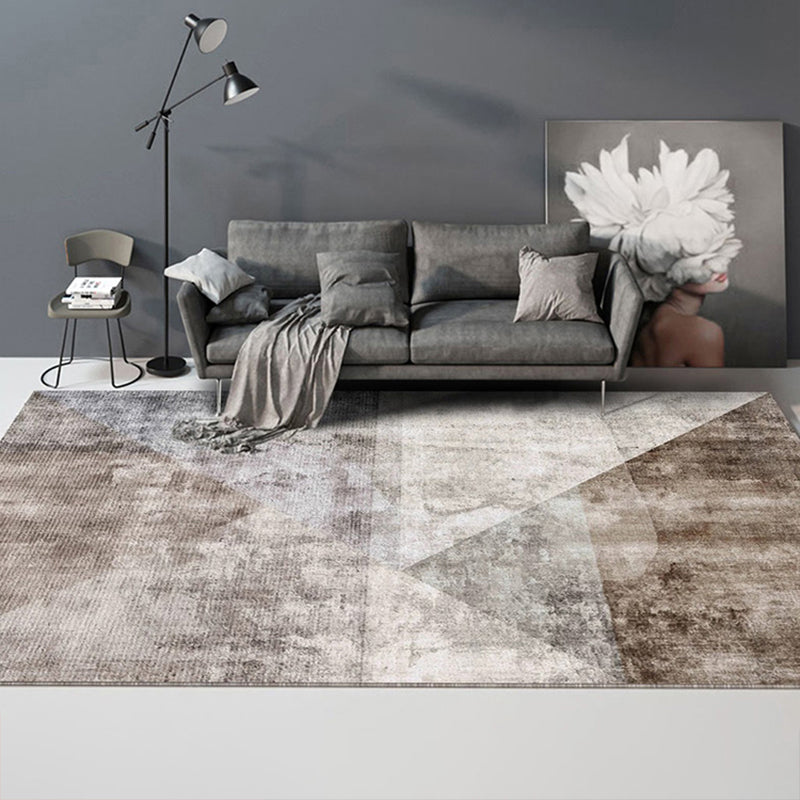 Nordic Decoration Rug Multi Color Geometric Print Indoor Rug Polyster Anti-Slip Backing Stain-Resistant Area Carpet Clearhalo 'Area Rug' 'Modern' 'Rugs' Rug' 2374769