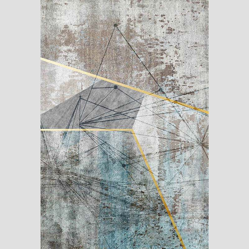 Nordic Decoration Rug Multi Color Geometric Print Indoor Rug Polyster Anti-Slip Backing Stain-Resistant Area Carpet Light Coffee Clearhalo 'Area Rug' 'Modern' 'Rugs' Rug' 2374777