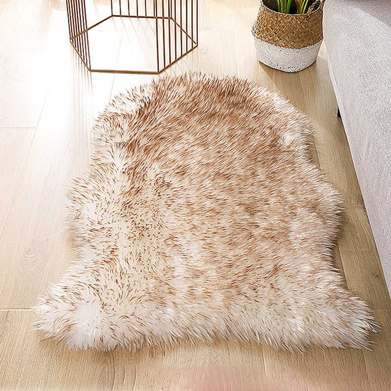 Novelty Shape Ombre Rug Multi Color Simple Area Carpet Polyster Non-Slip Backing Easy Care Area Rug for Bedroom Clearhalo 'Area Rug' 'Casual' 'Rugs' Rug' 2374804