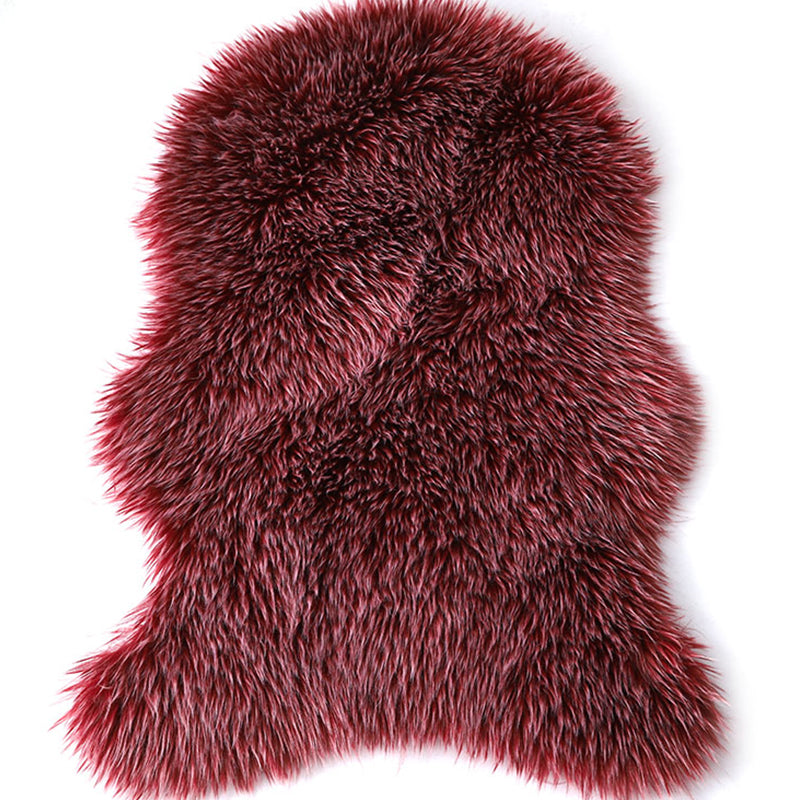 Novelty Shape Ombre Rug Multi Color Simple Area Carpet Polyster Non-Slip Backing Easy Care Area Rug for Bedroom Red Clearhalo 'Area Rug' 'Casual' 'Rugs' Rug' 2374805