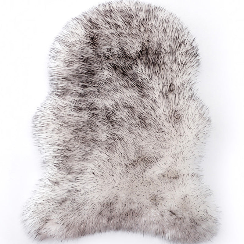 Novelty Shape Ombre Rug Multi Color Simple Area Carpet Polyster Non-Slip Backing Easy Care Area Rug for Bedroom Grey Clearhalo 'Area Rug' 'Casual' 'Rugs' Rug' 2374812