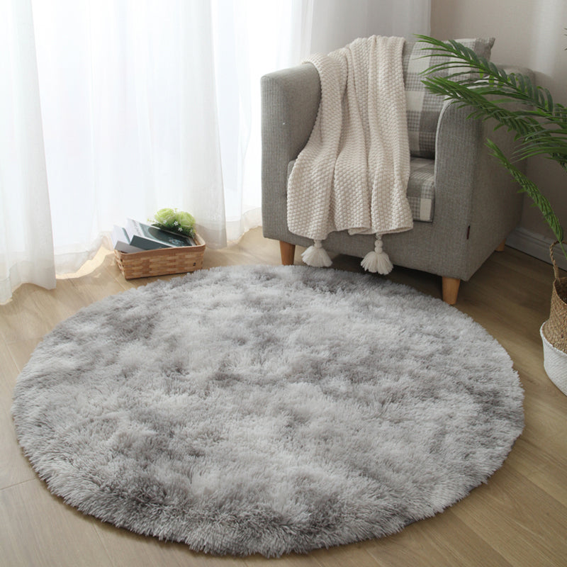 Calming Bedroom Rug Multicolored Solid Color Solid Color Indoor Rug Polyster Anti-Slip Backing Easy Care Area Carpet Clearhalo 'Area Rug' 'Casual' 'Rugs' Rug' 2374852