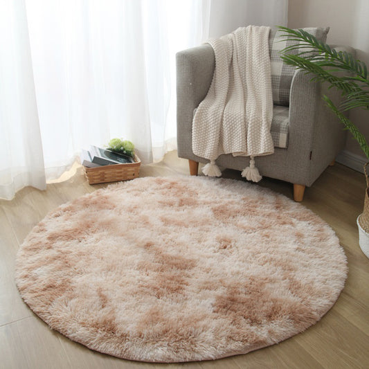 Calming Bedroom Rug Multicolored Solid Color Solid Color Indoor Rug Polyster Anti-Slip Backing Easy Care Area Carpet Camel Clearhalo 'Area Rug' 'Casual' 'Rugs' Rug' 2374866