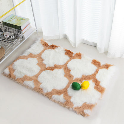 Nordic Geo Printed Rug Multi Color Acrylic Area Carpet Easy Care Pet Friendly Indoor Rug for Decoration Brown Clearhalo 'Area Rug' 'Casual' 'Rugs' Rug' 2374870