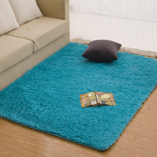 Multi Colored Solid Color Rug Polypropylene Minimalist Area Carpet Anti-Slip Backing Pet Friendly Indoor Rug for Living Room Royal Blue Clearhalo 'Area Rug' 'Casual' 'Rugs' Rug' 2374896
