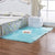 Simple Solid Color Rug Multi Colored Polyster Area Carpet Anti-Slip Backing Pet Friendly Easy Care Indoor Rug for Bedroom Light Blue Clearhalo 'Area Rug' 'Casual' 'Rugs' Rug' 2374902