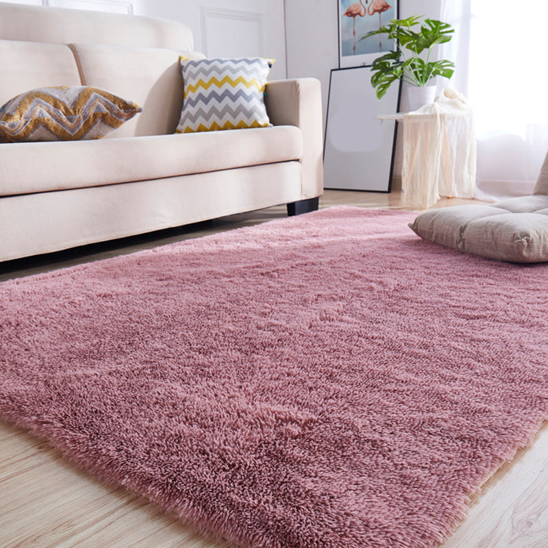 Casual Decoration Rug Multicolored Solid Color Indoor Rug Polyster Non-Slip Backing Easy Care Area Carpet Clearhalo 'Area Rug' 'Casual' 'Rugs' Rug' 2374911