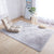 Casual Decoration Rug Multicolored Solid Color Indoor Rug Polyster Non-Slip Backing Easy Care Area Carpet White-Gray Clearhalo 'Area Rug' 'Casual' 'Rugs' Rug' 2374913