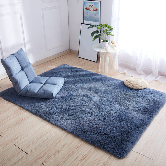 Casual Decoration Rug Multicolored Solid Color Indoor Rug Polyster Non-Slip Backing Easy Care Area Carpet Silver Gray Clearhalo 'Area Rug' 'Casual' 'Rugs' Rug' 2374915