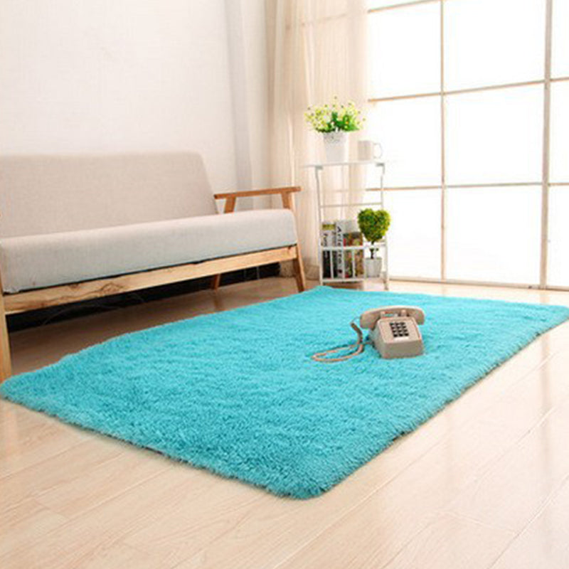 Relaxing Decoration Rug Multicolored Solid Color Area Carpet Polyster Anti-Slip Backing Pet Friendly Indoor Rug Royal Blue Clearhalo 'Area Rug' 'Casual' 'Rugs' Rug' 2374928