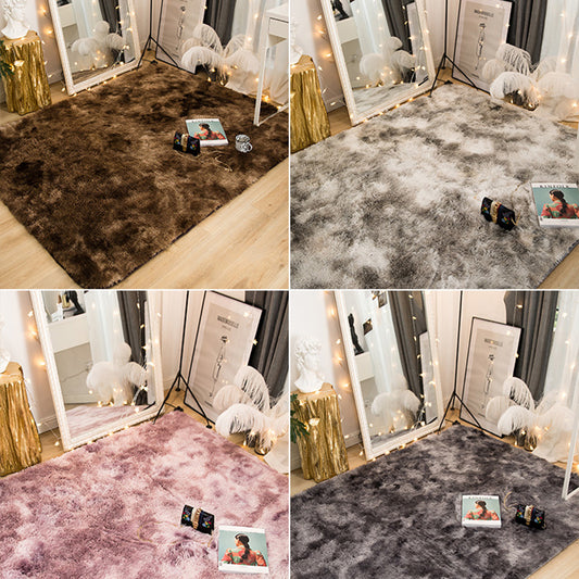 Multi Colored Living Room Rug Casual Solid Color Indoor Rug Synthetics Anti-Slip Backing Washable Area Carpet Clearhalo 'Area Rug' 'Casual' 'Rugs' Rug' 2374939