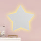 Contemporary Slim Panel Star Sconce Lamp Wooden LED Wall Light for Corridor Kitchen White Clearhalo 'Wall Lamps & Sconces' 'Wall Lights' Lighting' 237731